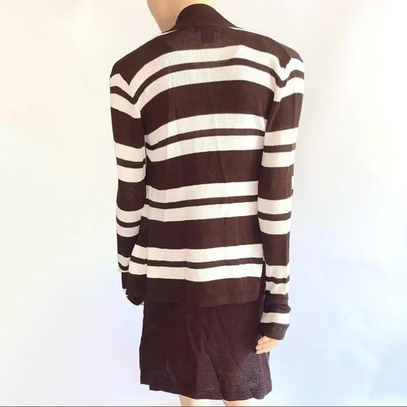 Banana Republic Vintage 2pcs Elegant Coordinated Knit Dress Cardigan Set - Picture 4 of 12